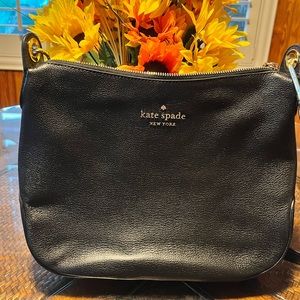 Large black Kate spade crossbody bag